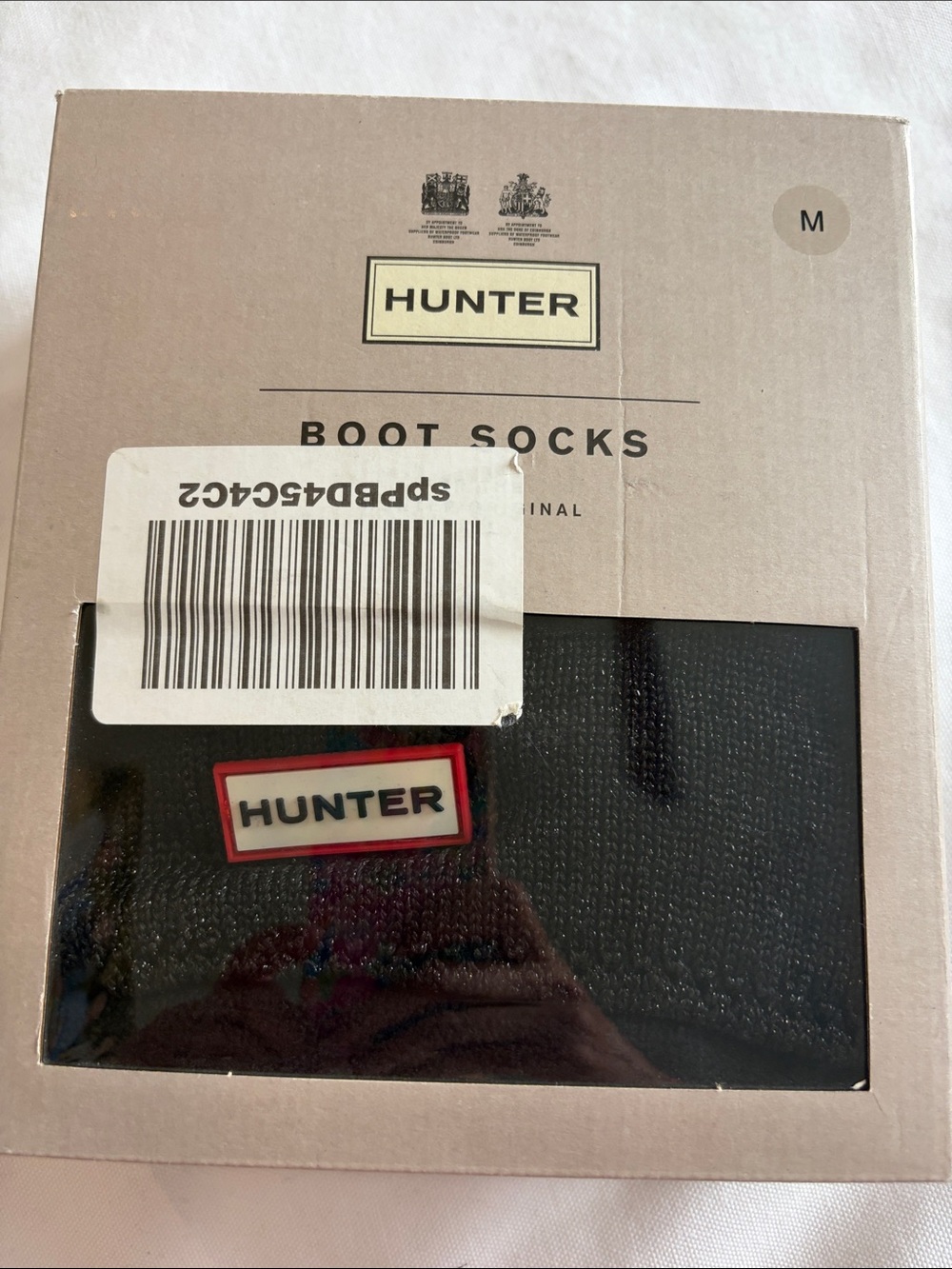 NWT HUNTER Black light Sparkle Tall  Boot Socks. Size Med. 5-7 - Picture 3 of 5